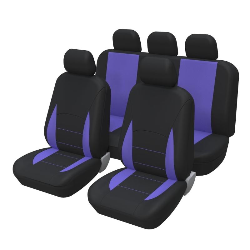 Car Seat Cover Full Set Universal Interior Accessories For 5 Seats Car