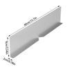 4Pcs/Set Flat Shingle Aluminum Roofing Gutter Guards Roof Rain Diverter  Suitable Most House