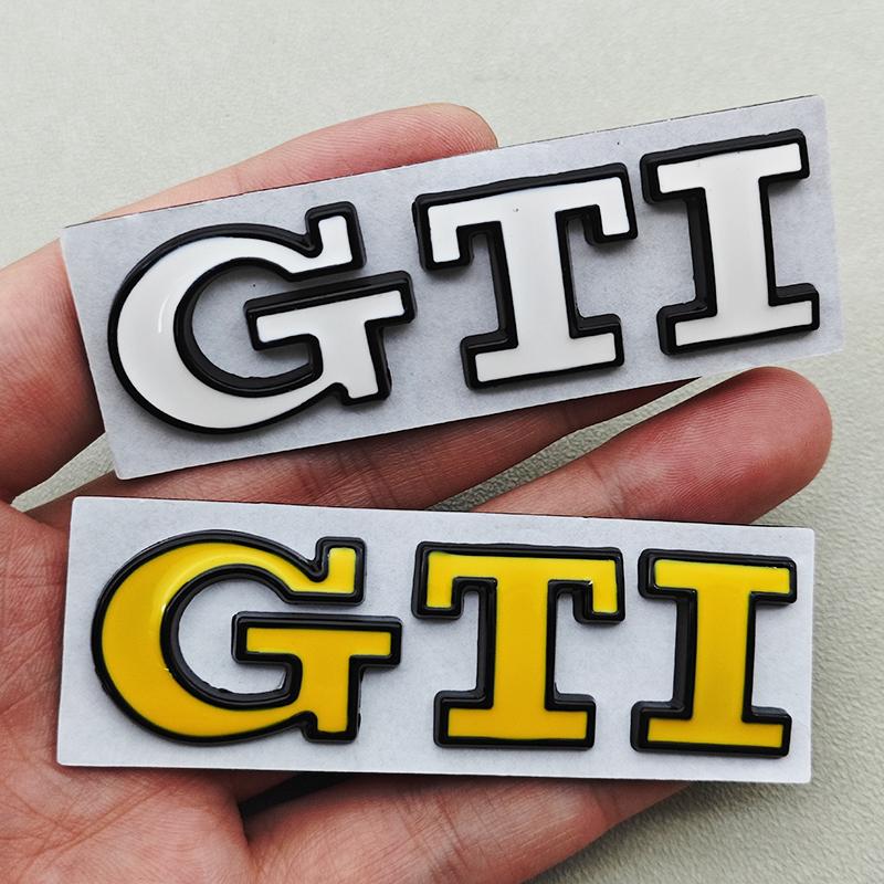 Pro VW VOLKSWAGEN 2026 Nové 3D kovové logo Znak GTI Písmena Odznak na zadní kufr auta Pro Volkswagen VW Golf 4 5 6 7 7.5 MK4 MK5 MK6