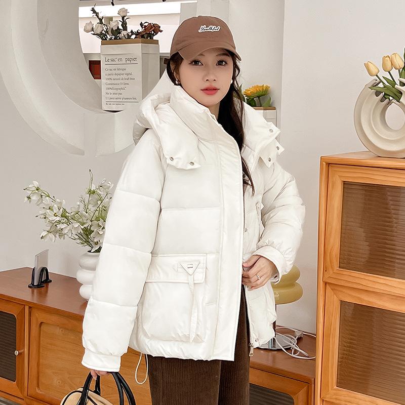 

Real shot jacket down cotton clothes women s short new winter coat small loose cotton-padded clothes M