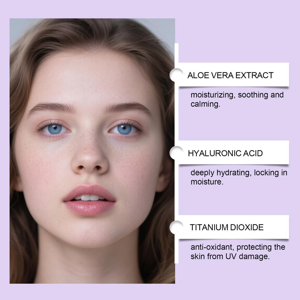 Moisturizing Essence BB Cream Lightweight Natural Concealer Hydrating Makeup Long-Lasting Dewy Finish 35g