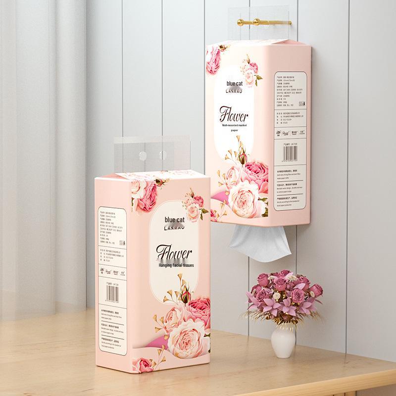 Wall-Mounted Facial Tissue and Paper Towels: 2-Pack for Home and Kitchen