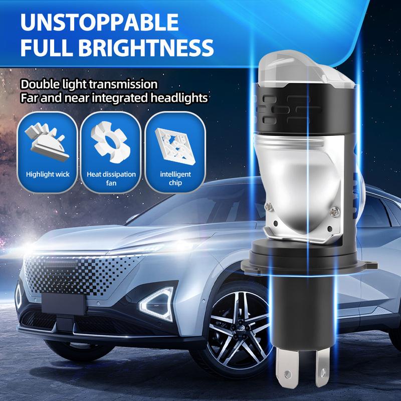 H4 LED Projector Lens Car Headlight Canbus 20000LM 150W Car LED Lights Bulbs 3570 CSP Turbo Lights Car Motorcycle Lights