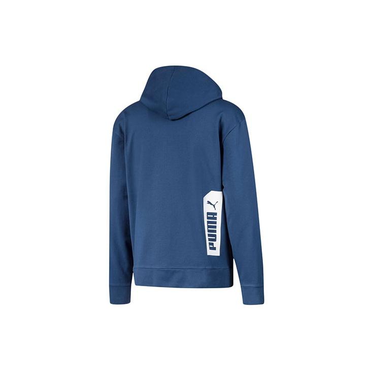 Puma Jaqueta com Capuz Esportiva Nu-tility Estampada Logo Masculina Jaquetas Azul-Denim Profundo 582699-43