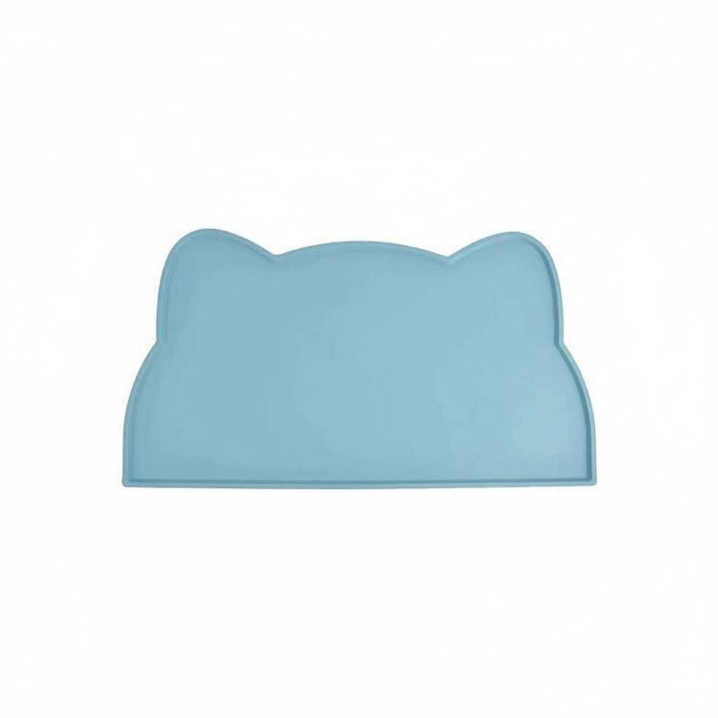 Waterproof Pet Bowl Mat Easy to Clean Non-Slip Cat Feeding Mat Cat Head Placemat Long-Lasting Dog Food Floor Protector Flexible
