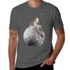 The Hare Jumped Over The Moon Hj01 Tshirt Basic Short Sleeve Cotton Blend Tshirt
