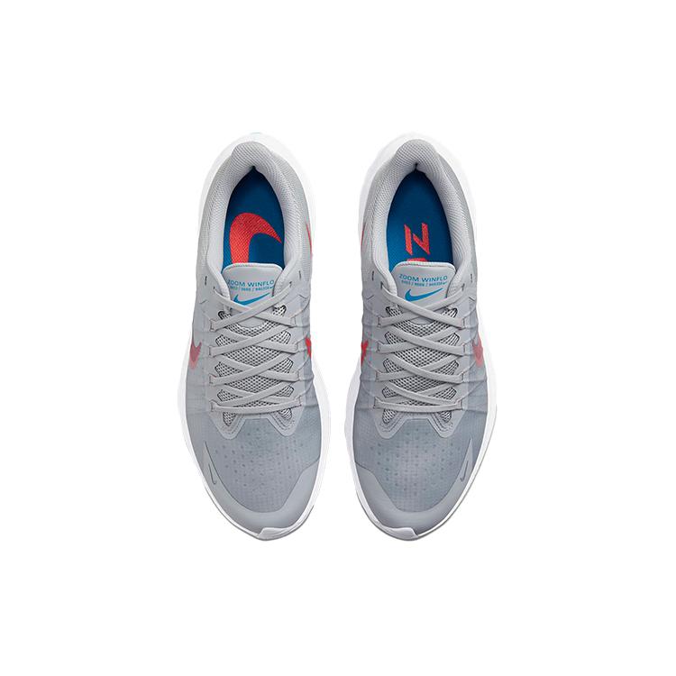 New Nike Air Zoom Winflo 8 'Wolf Grey Bright Crimson' CW3419-004