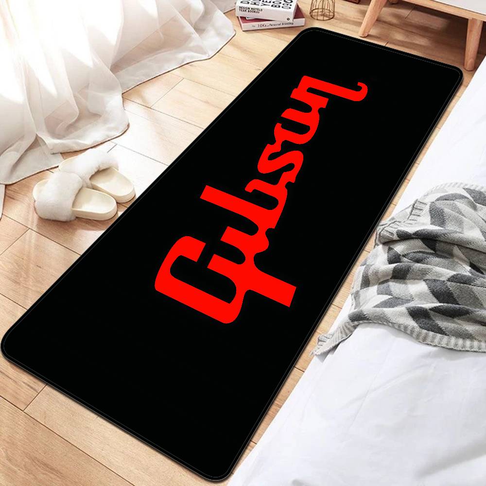 

G-Gibson Music Floor Mat Rectangle Anti-slip Home Soft Badmat Front Door Indoor Outdoor Mat Welcome Doormat 40cm x 60cm