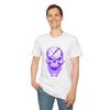 Skull Horror Gothic Undead Monster Dark Fantasy Split Unisex Softstyle T-Shirt