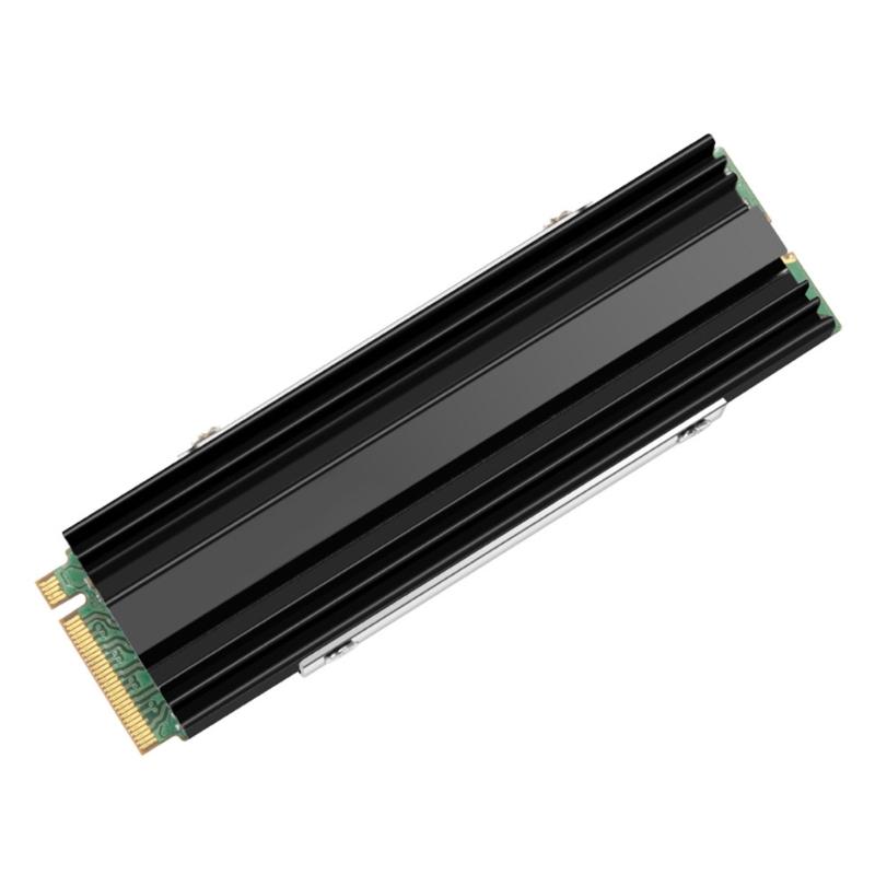M.2 SSD Heatsink Thermal Pad Heatsink Aluminium Cooling with Silicone Thermal Pad Heatsink 2280 NVME CPU Cooling