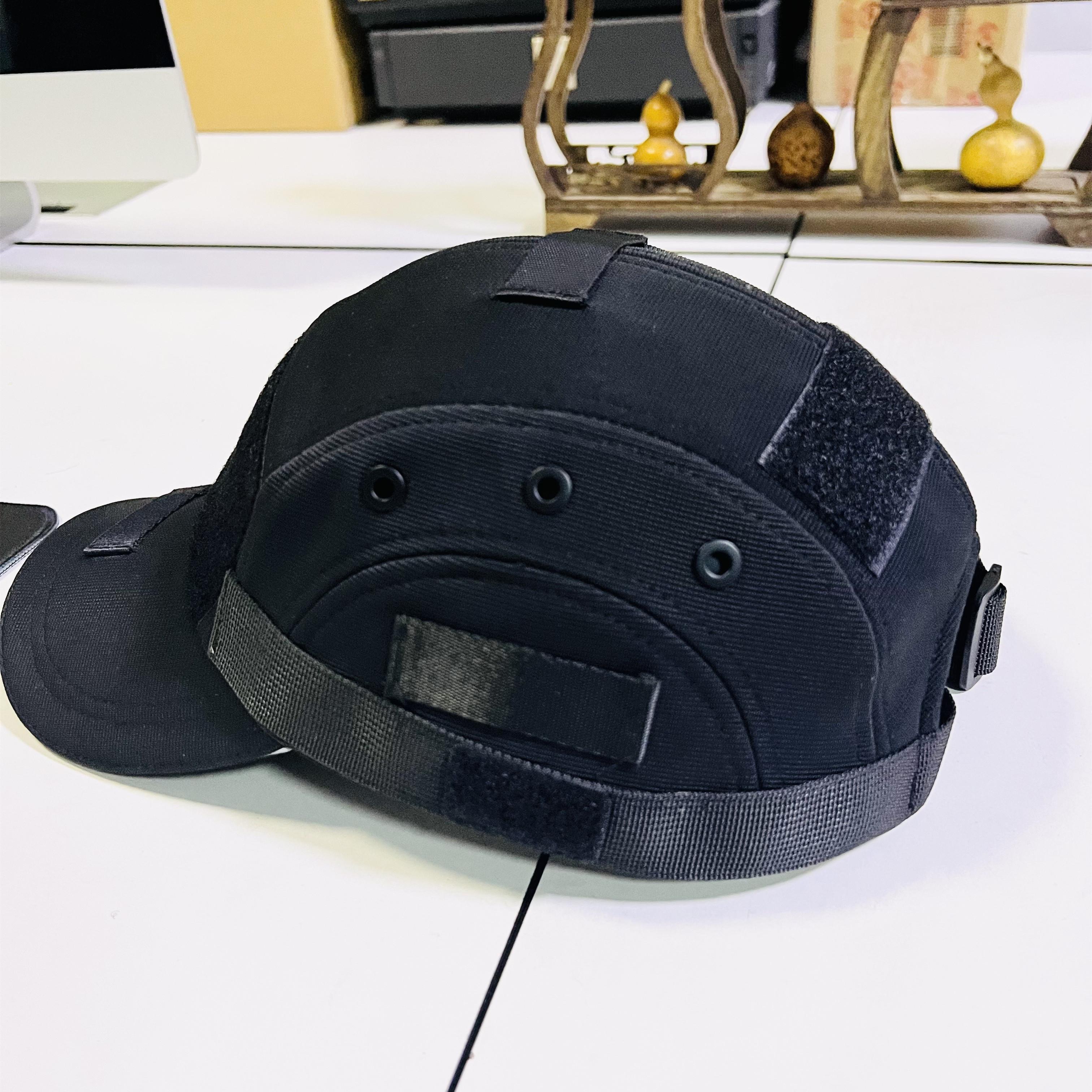 

High Quality Tactical Techwear protective Baseball Cap Men Outdoor Sport Multifunction Rescue Hat Punk Hip Hop Caps One Size чёрный