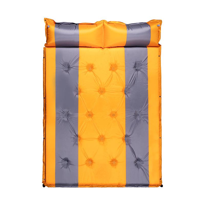 Automatic Inflatable Outdoor Sleeping Pad - Thick, Wide, Moisture-Proof Mat for 3-4 People Camping