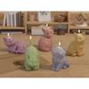 Ornaments Molds Cute Cat Shape Statue Molds Silicone Candle Mold for Crafting
