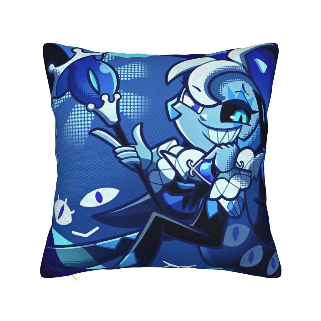 Shadow Milk Cookie Run Kingdom Square Pillow Covers Seat Cute Cartoon Anime Cushion Case Home Decoration Pillow Cover 45*45