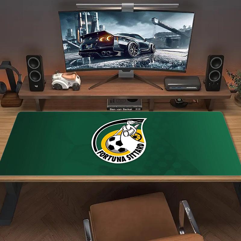 Fortuna Sittard Mouse Pad Large Gaming Table Cushion Nonslip Laptop Tablet Big Mousepad Xxl Mat Mini Pc Playmat With Lock Edge