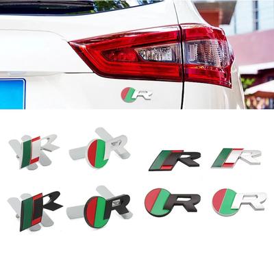 3D Metal R Logo Front Grille Car Sticker Emblem Badge Decals For X-TYPE F-TYPE XE XF XJ XJR XFR