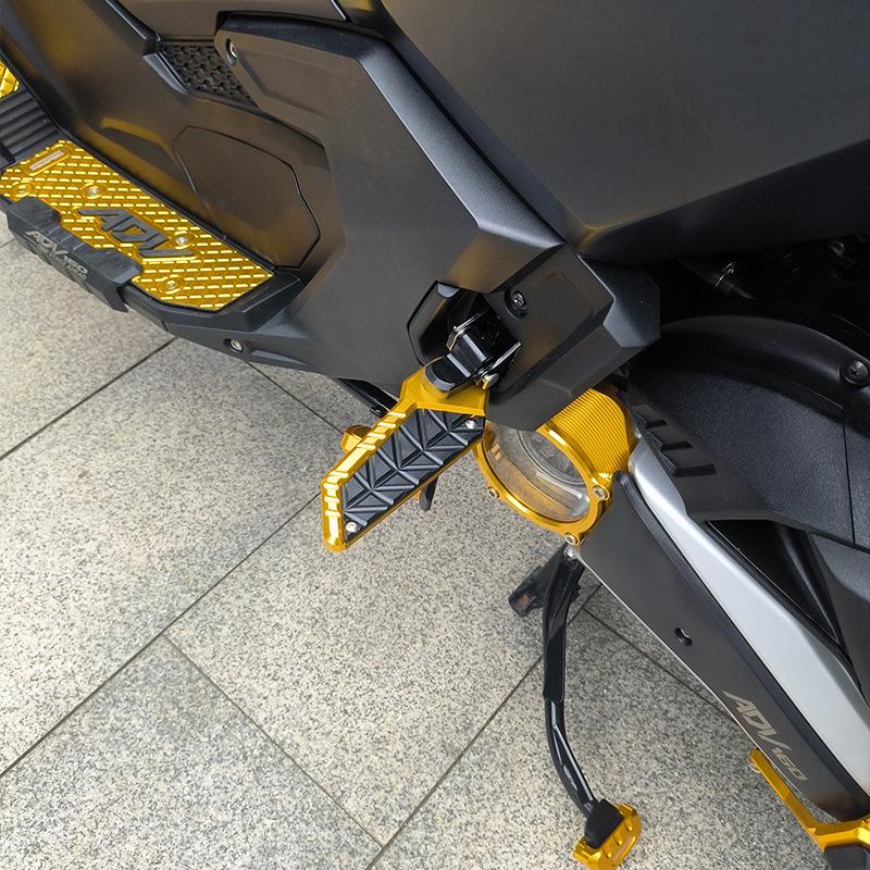 Honda ADV160/ADV150 Aluminum Foot Peg Decorative Covers (Left & Right)