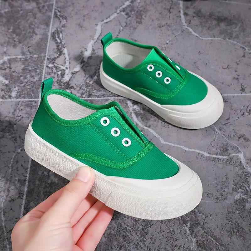 New Canvas Shoes Simple Fashion Classic Kid Shoes Versatile Soft Soled Girl Sneaker Breathable Daily Boy Shoe Light Casual Shoe