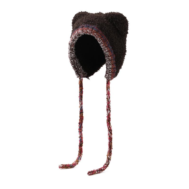 Fashion Outdoor Woman Cute Cat Ear Knit Hat