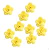 10 Pieces 7cm Rose Heads Silk Artificial Roses Bracts for DIY Headwear Hair Clips