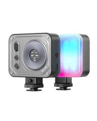 SmallRig Vibe P108 Pro RGB Video Light, Portable LED Camera Light for Photography, Cold Shoe Light, CRI95+, 2500-6500K, 12 Effects, Fill Light Accesso