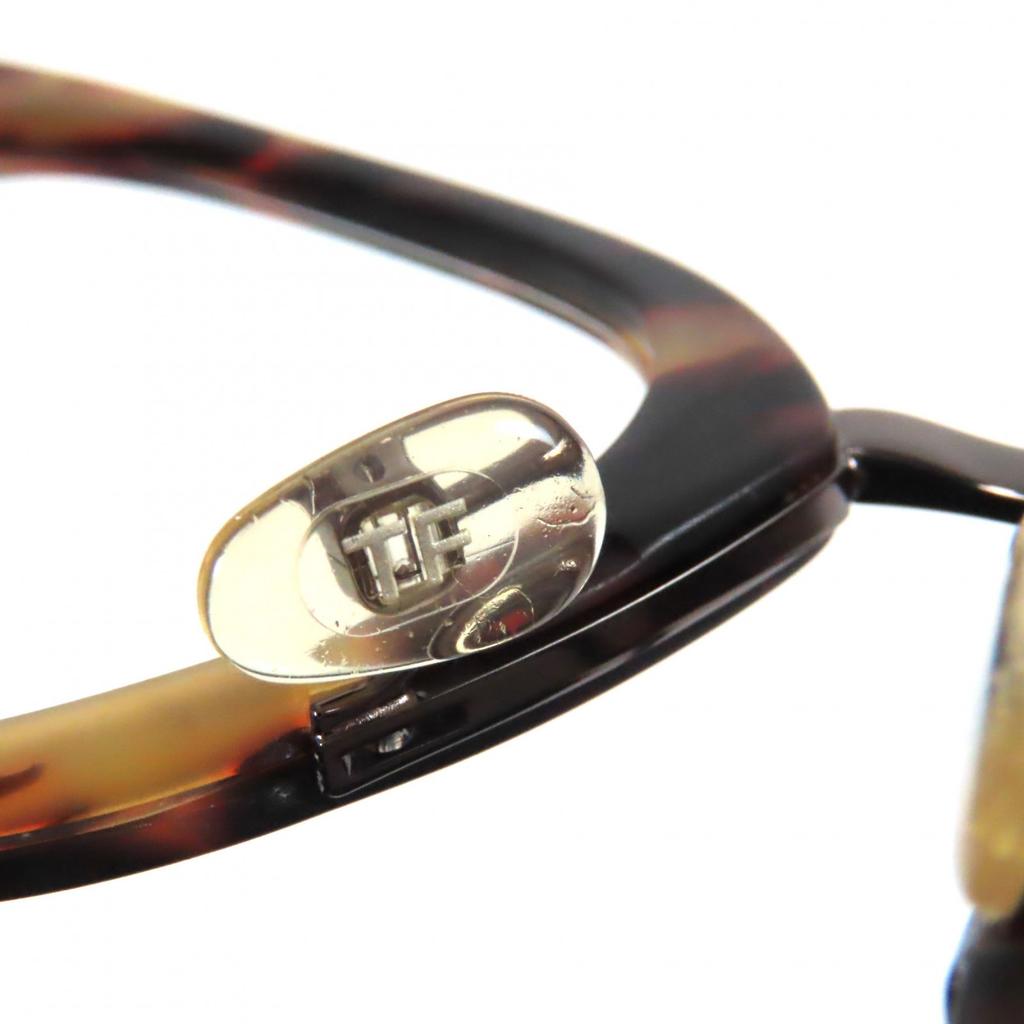 Excellent TOM FORD Glasses Marble Pattern Wellington type Brown mens TF5496 056 Used
