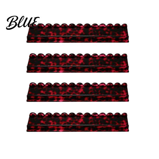 Magnetic Mahjong Pusher 1/4Pcs Rack with Detachable Pusher Scalloped Acrylic Mah Tile Jongg Holder & Set American Accessories Durable