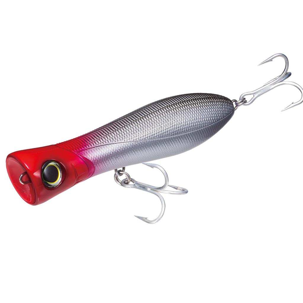 YO-ZURI Lure Popper Bull Pop 150mm CRH Weight: 70g R1154-CRH-Red