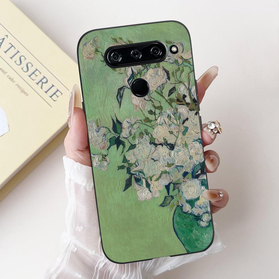 For LG V40 V50 ThinQ Case V50S ThinQ Cute Cartoon Cat Luxury Cool Shockproof Silicone Back Cover For LG V50S ThinQ 5G Phone Case