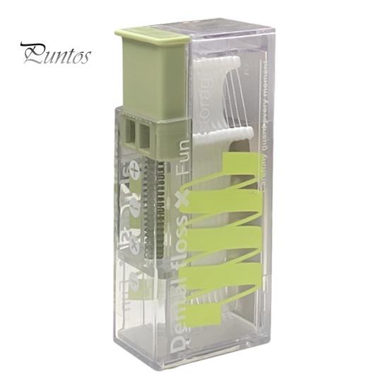 Floss Pick Storage Box Portable Keep Neat Sturdy Odor-free Organize Dental Floss Picks Case for Travel