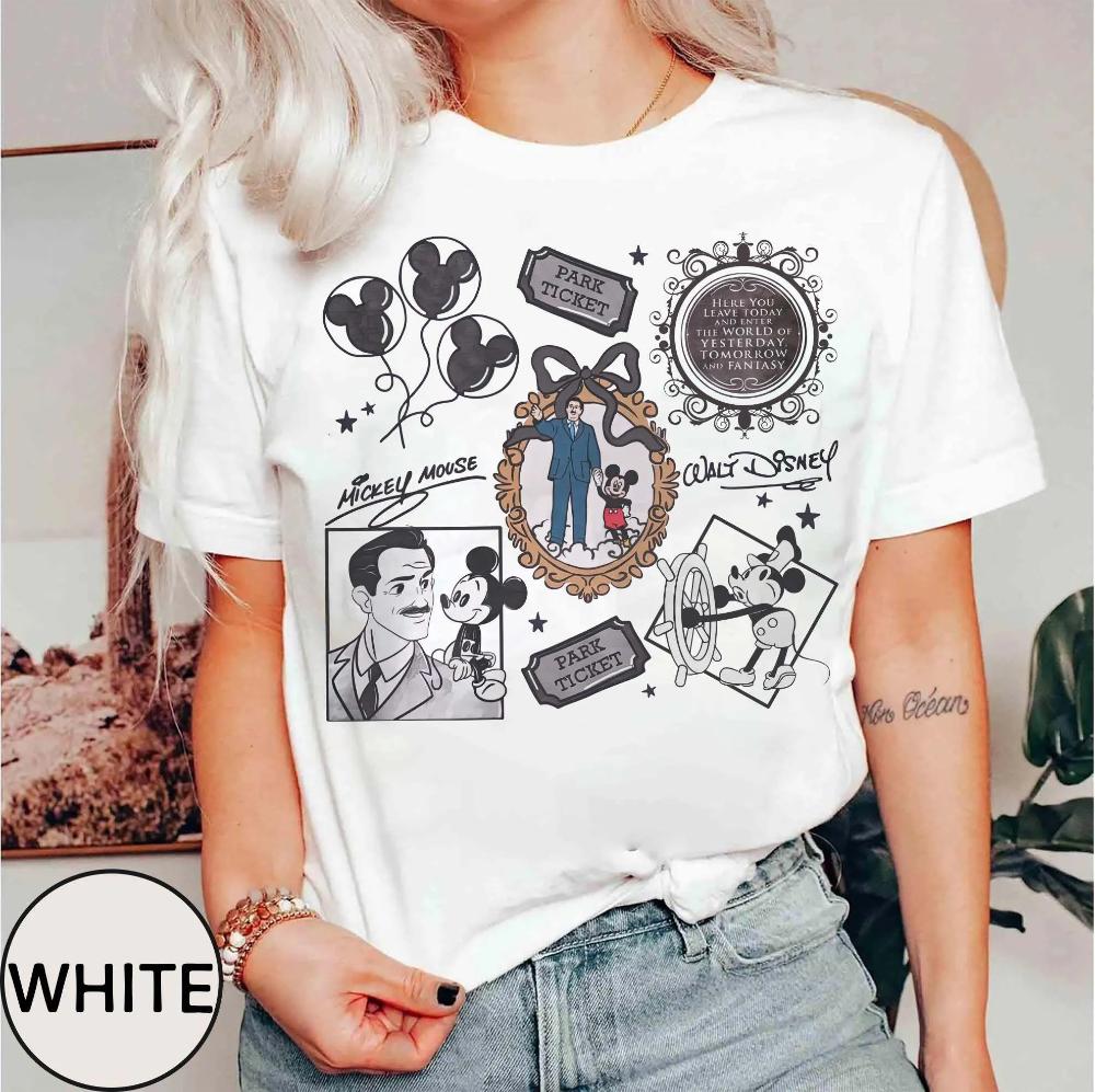 

Trendy Casual Mickey Mouse Cozy Turtleneck Walt World Vacation TShirtland Memorial TShirt Travel S