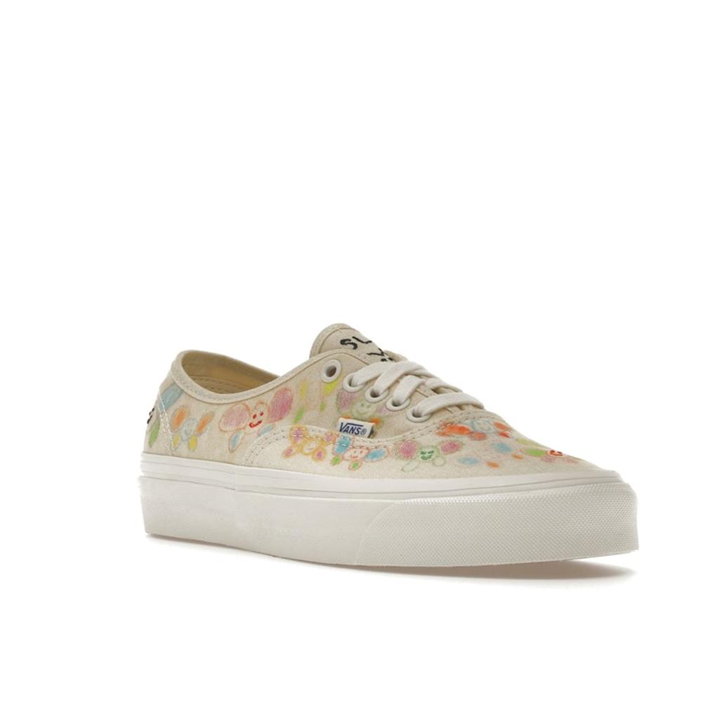Sandy Liang x Vans Authentic 44 DX Scribble Unisex Sneakers Cream Natural VN0A5KX4AXH