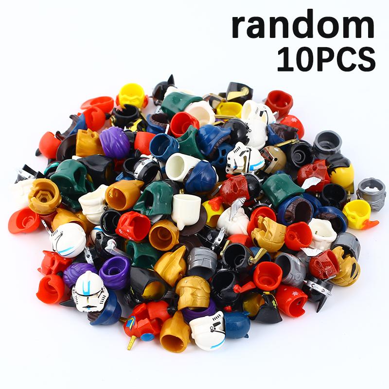 Random Blocks Parts Compatible Action Figure Military Weapons SWAT Gun Hair Model Set DIY Building Blocks Kids Toys For Children