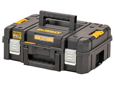 DEWALT TSTAK Úložný prostor Malý úložný prostor na nářadí Stohovatelný blok na nářadí Polštářek Malá vodotěsná krabička, Velikost, Krabička, Pouzdro, Krabička, Úložný prostor, Zahrnuto, Šrouby, Bity,