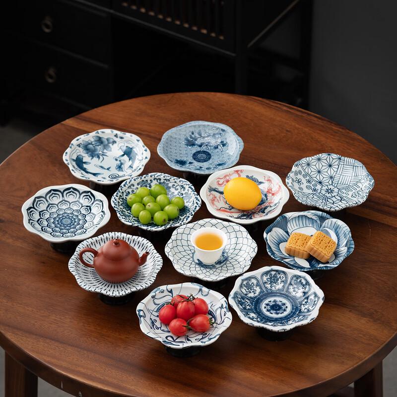 Zhi Shi Ceramic High-Footed Fruit Plate