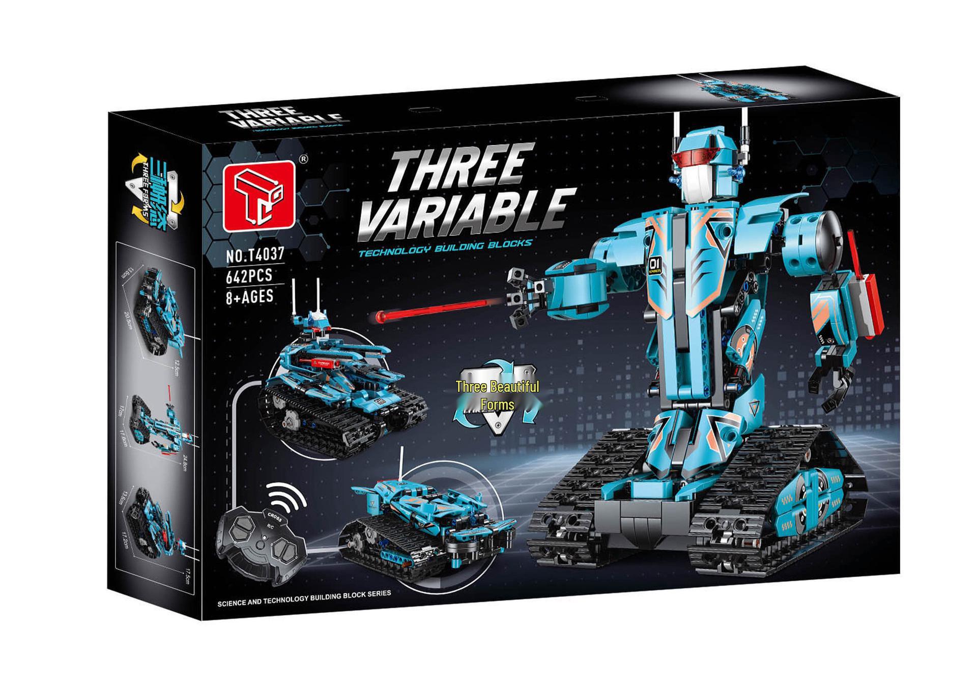 Remote Control Mecha Building Kit: Programmable Robot Toy for Kids