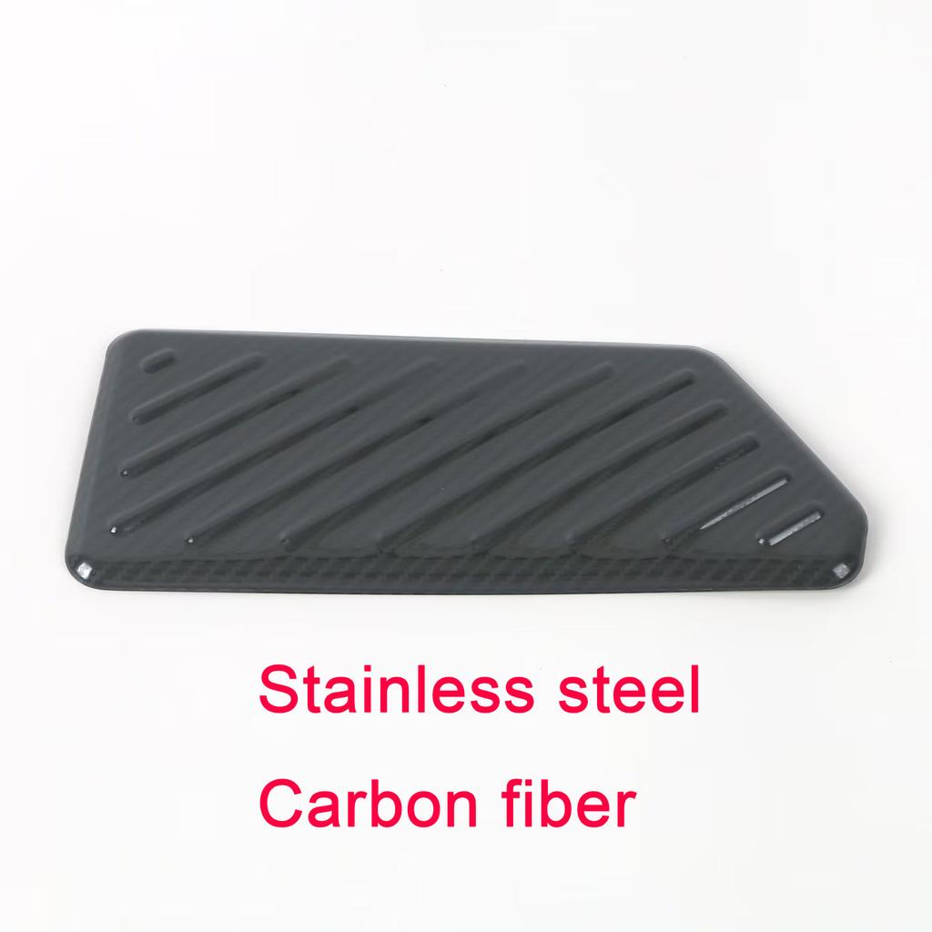 Stainless Steel Car Foot Rest Footrest Pedal Cover Trim Decoration Frame For Honda CRV CR-V  2024 Auto Interior Accessories