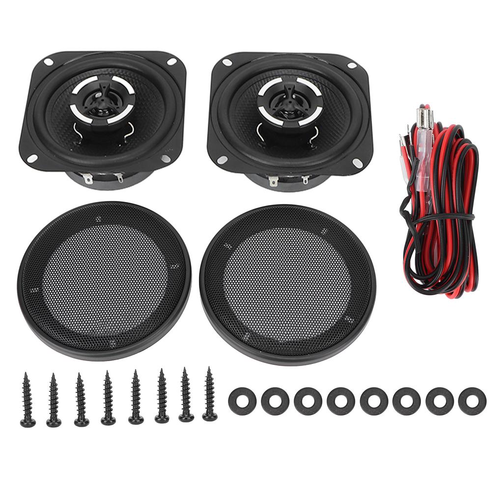 1 Paar 4,2 Zoll Auto-Audio-Lautsprecher Kalotte Fahrzeug-Hochtöner 4 Ohm 12V Lautsprecher Universal für Automobil