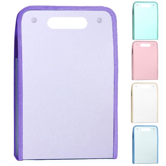 Vertikální taška na organizování souborů A4 13vrstvá velkokapacitní rozšiřující složka Přenosné ruční úložiště pro 300 listů