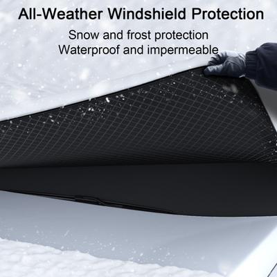 Copertura magnetica per parabrezza per protezione solare contro la neve ghiacciata Accessori per auto parasole antigelo addensato