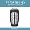 NEW 8 Buttons TPU Car Key Cover Case For Hyundai Genesis G80 GV70 GV80 2019 2020 2021 2022 Remote Key Holder Auto Accessories