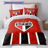 São Paulo Pattern Bedding Set Quilt Cover Pillowcase Home Decor Gift (1 * duvet cover + 2 * pillowcase, without core)