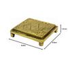 ESPLANADE Brass Pooja Mandir Chowki Peetha Peeta God's Stool - Puja Articles - 2.6" Inches
