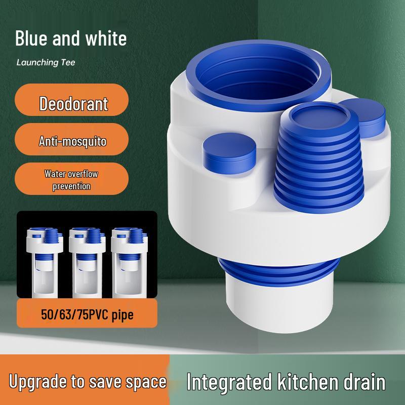 Multifunctional Kitchen Sink Drain and Odor-Proof Dishwasher Connector with Water Purifier