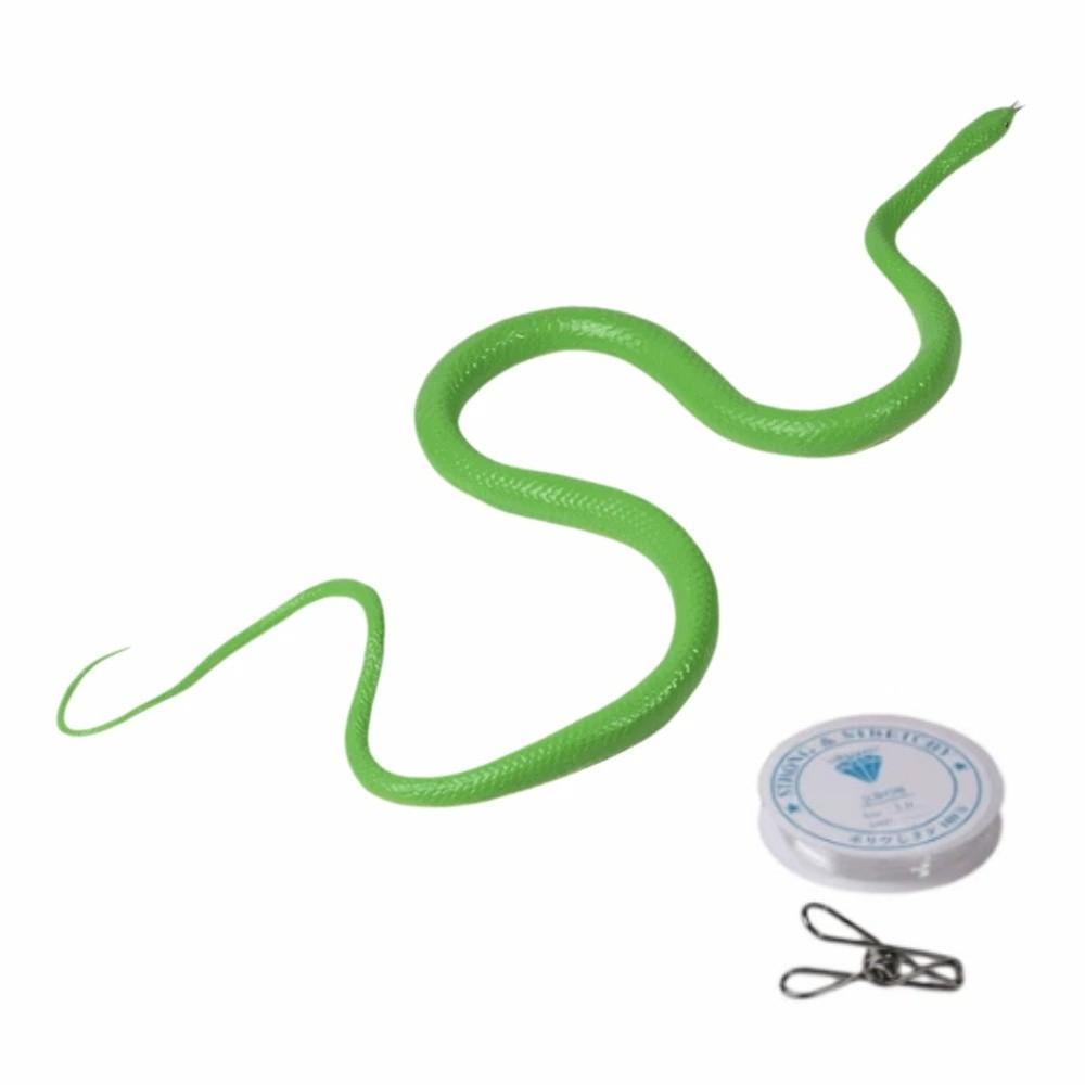 Realistic Simulation Snake S-Shaped Fake Snake Teasing Friends Prank Snake Toy Cosplay Props