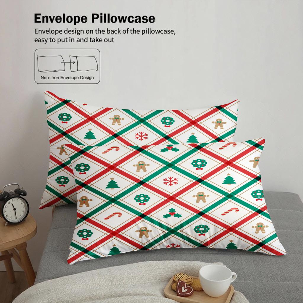 Christmas Bedding Set Christmas Gift Duvet Cover Set Single Twin Queen King Size No Filling Christmas Gift For Home Decor