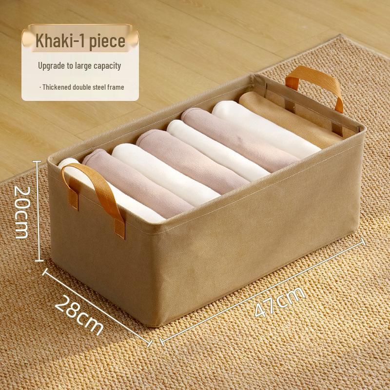 Thickened Fabric Clothing & Sundries Storage Basket for Dorms