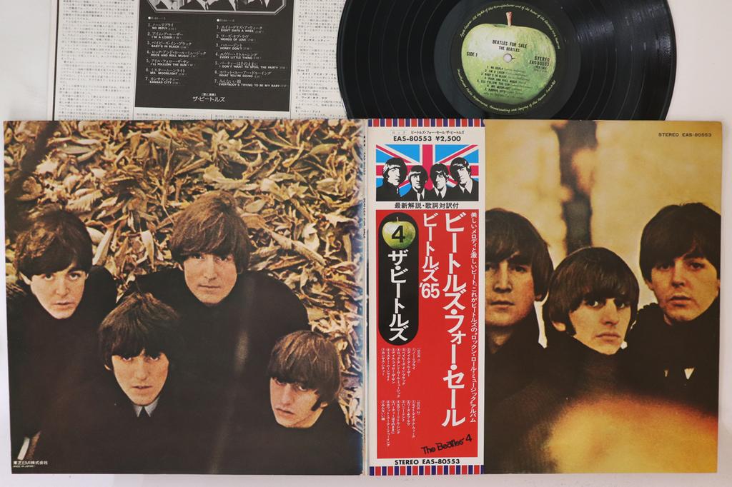 LP Record BEATLES - Beatles For Sale EAS80553 APPLE 1976 Japan Obi Rock Used
