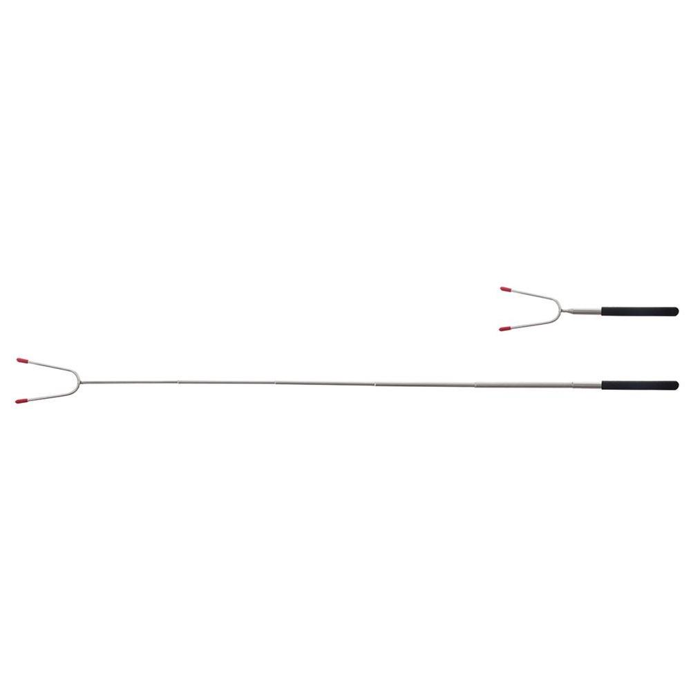 Steel extendable campfire stick, 24.5-86 cm