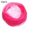 Music Scarves Juggling Performance Props Square Silk Scarf Gradient Color Scarf Gradient Color Dancing Scarf Dance Scarfs